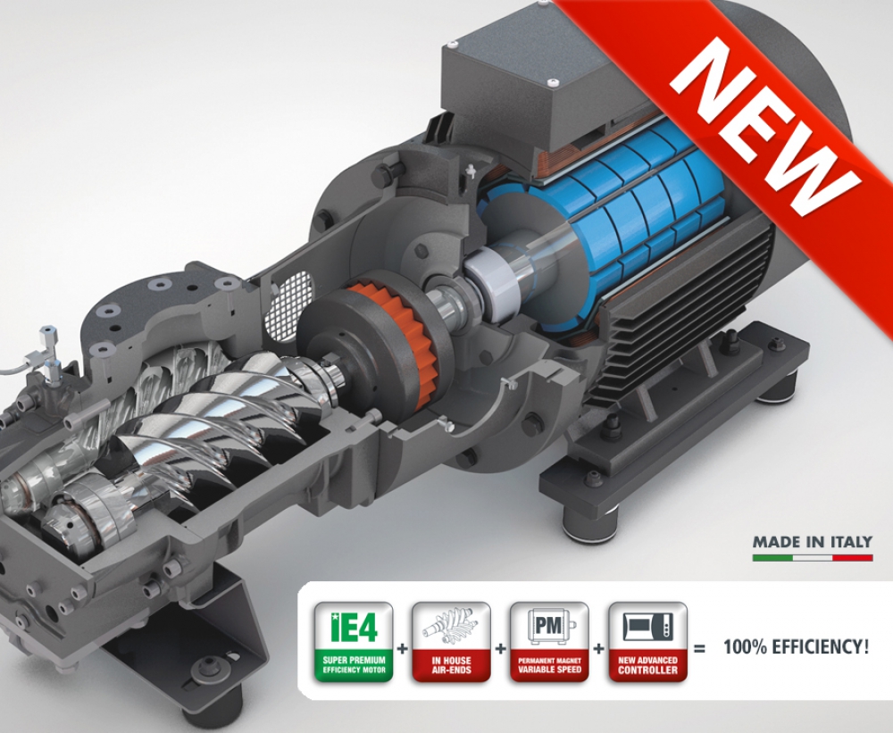 New K-MAX with IE4 Permanent Magnet motors
