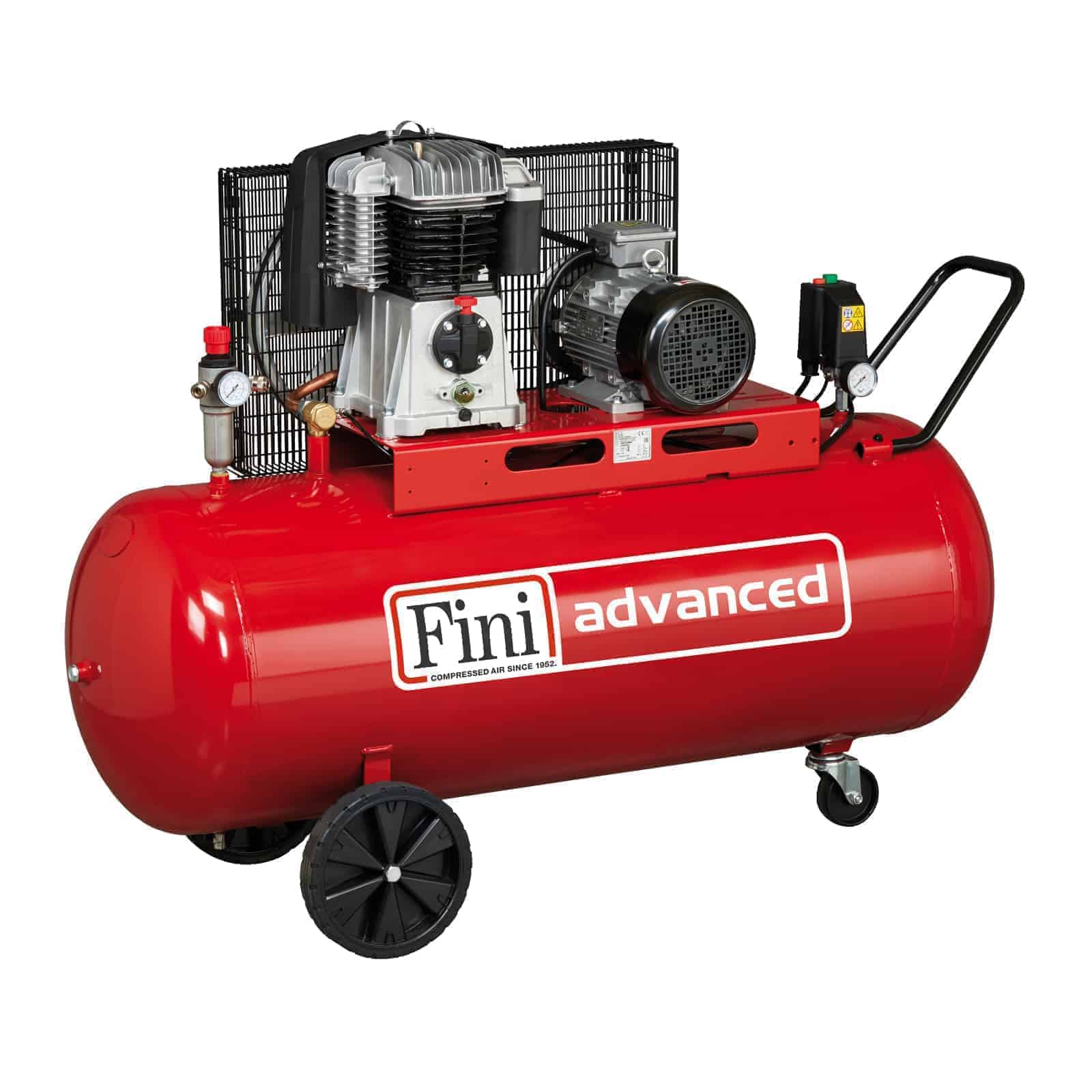 BK113-270-4 Professional two-stage belt compressor, ideal for heavy and continuous use.