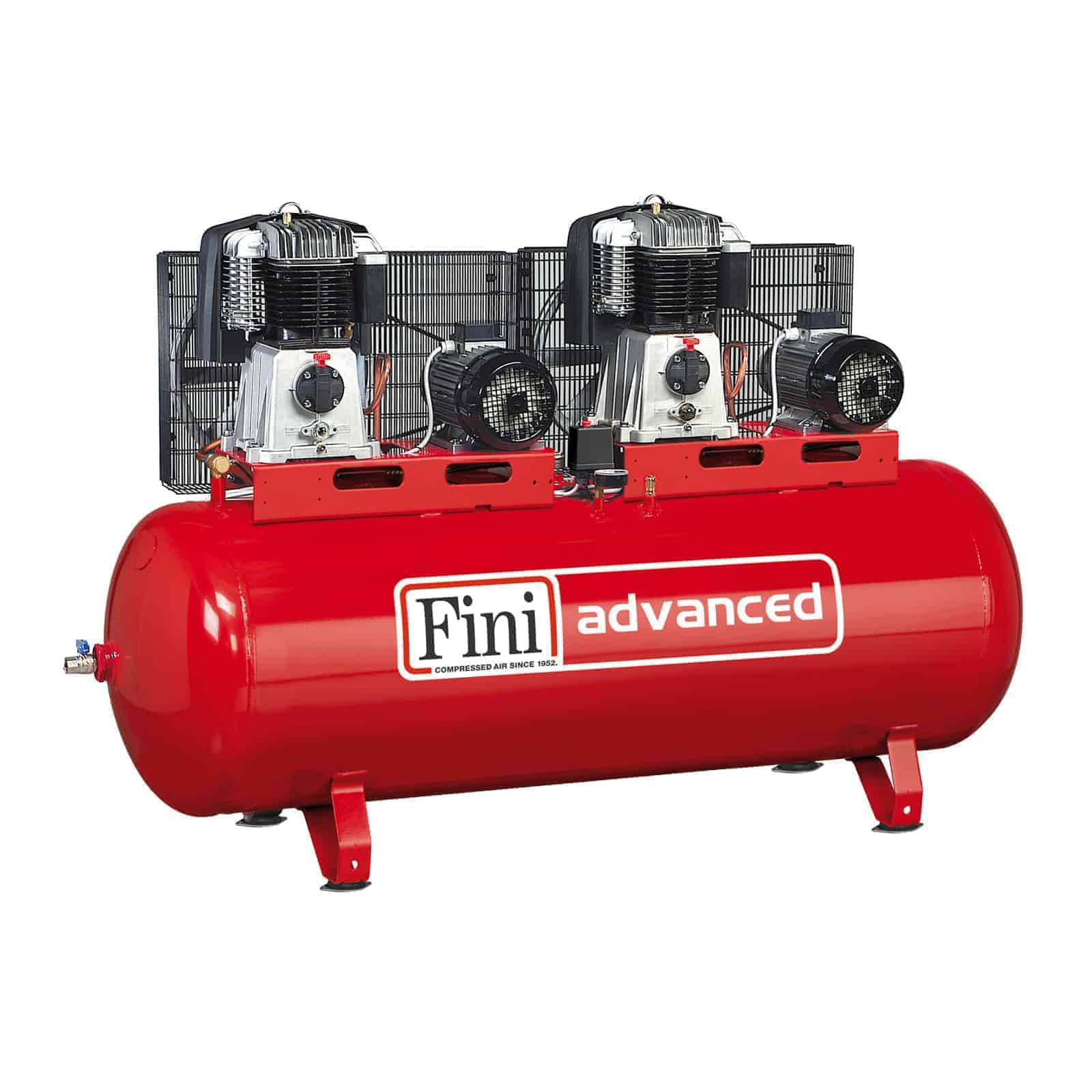 BKT119-500F-15T Tandem belt driven two-stage compressor that guarantees very high performance.