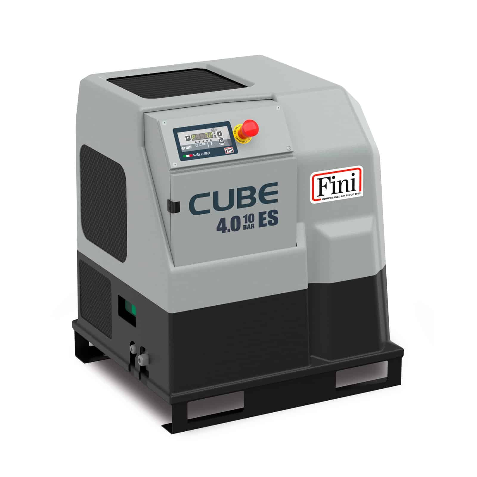 CUBE 4.0-10 ES Compact, direct drive transmission screw compressor.