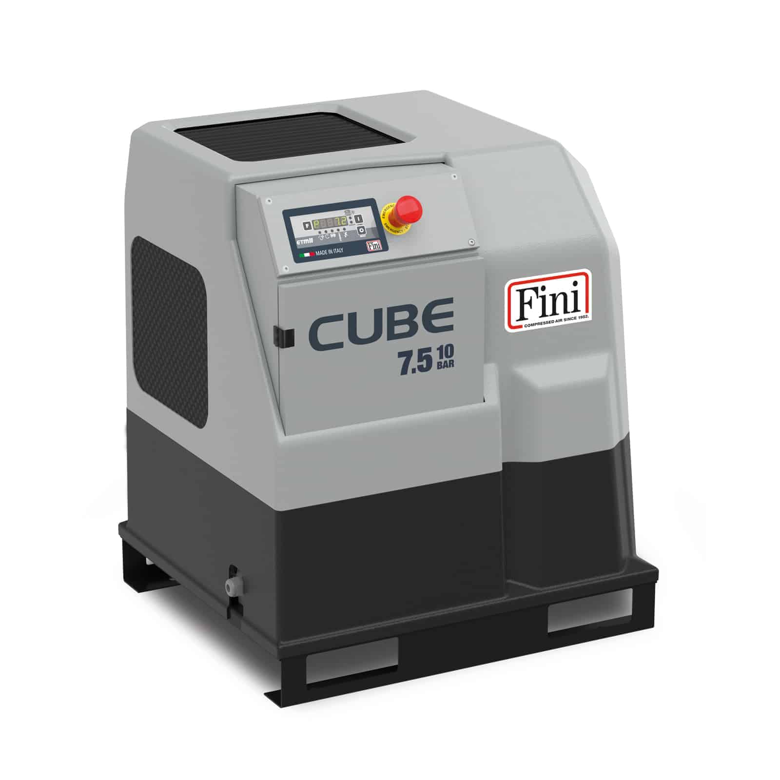 CUBE 7.5-10 Compact, direct drive transmission screw compressor.