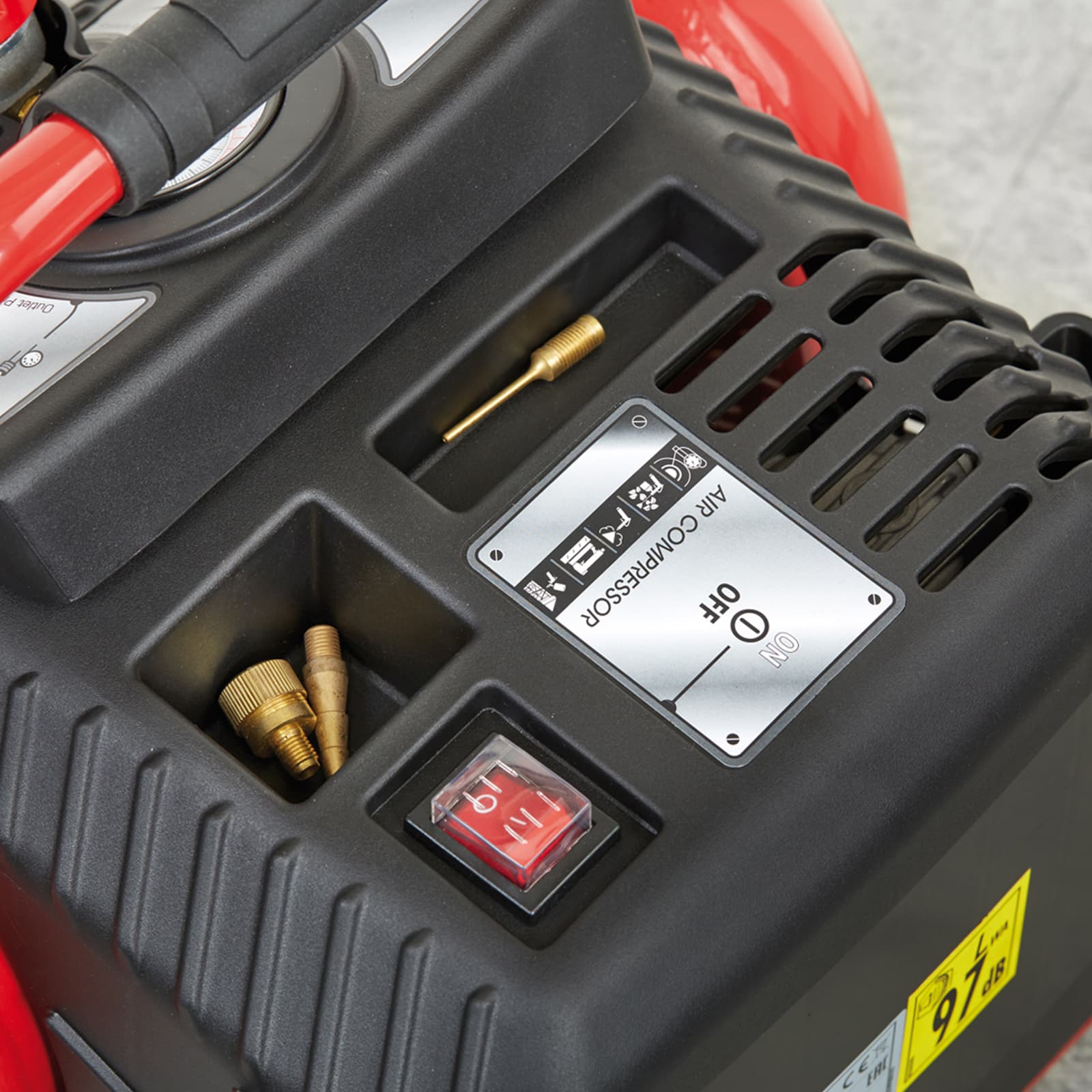 Energy 12 Oilless coaxial compressor, versatile and easy to use and transport. dettaglio