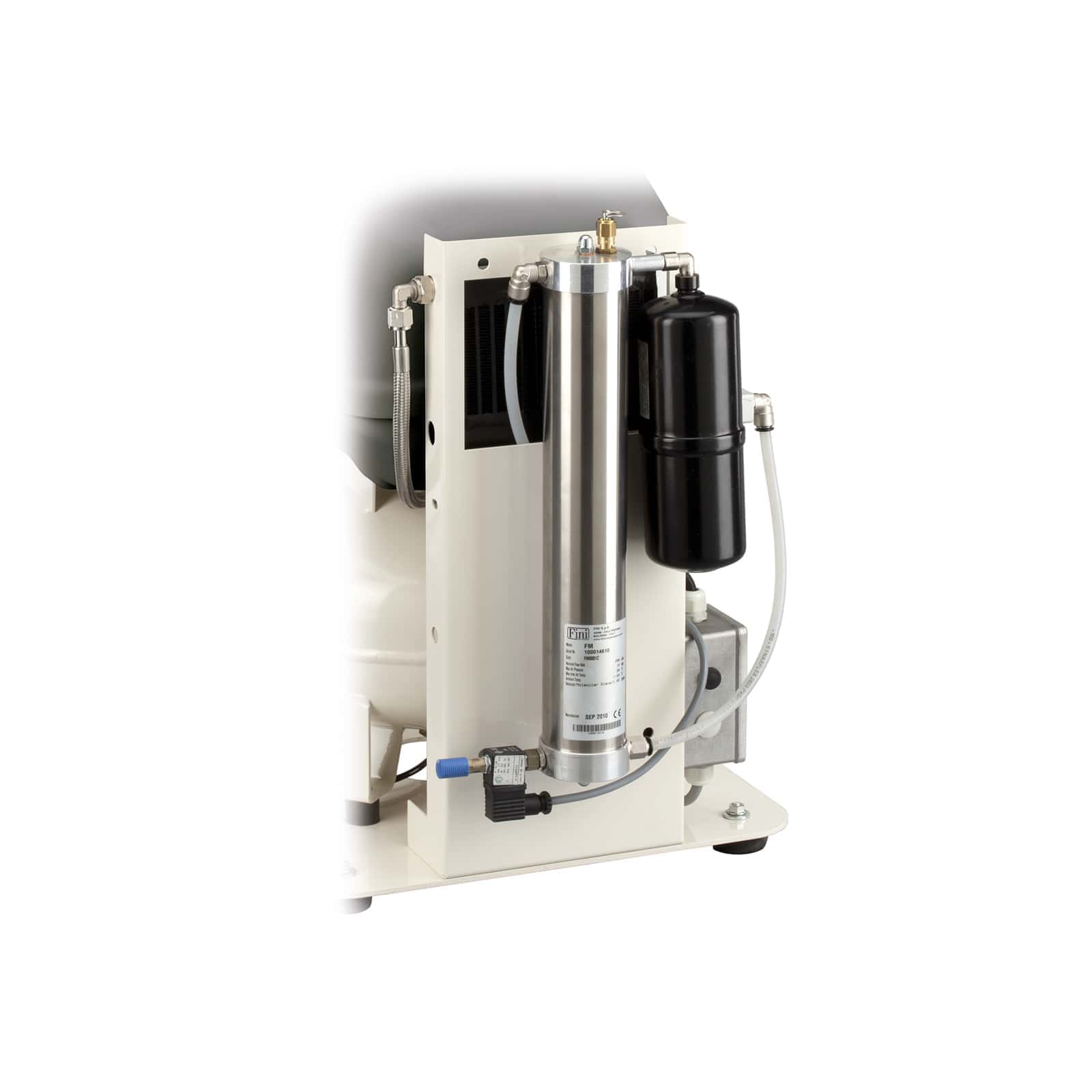 Dr.Sonic 160-24V-FM-1,5M Compressore oilless MedicAir, studiato e progettato per dentisti e laboratori. dettaglio