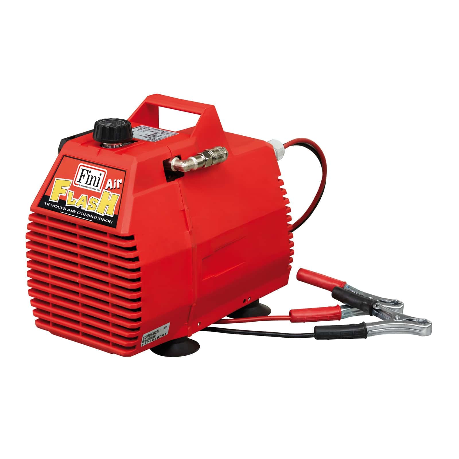 Flash 24 24 volt oilless compressor, versatile and easy to use and transport.
