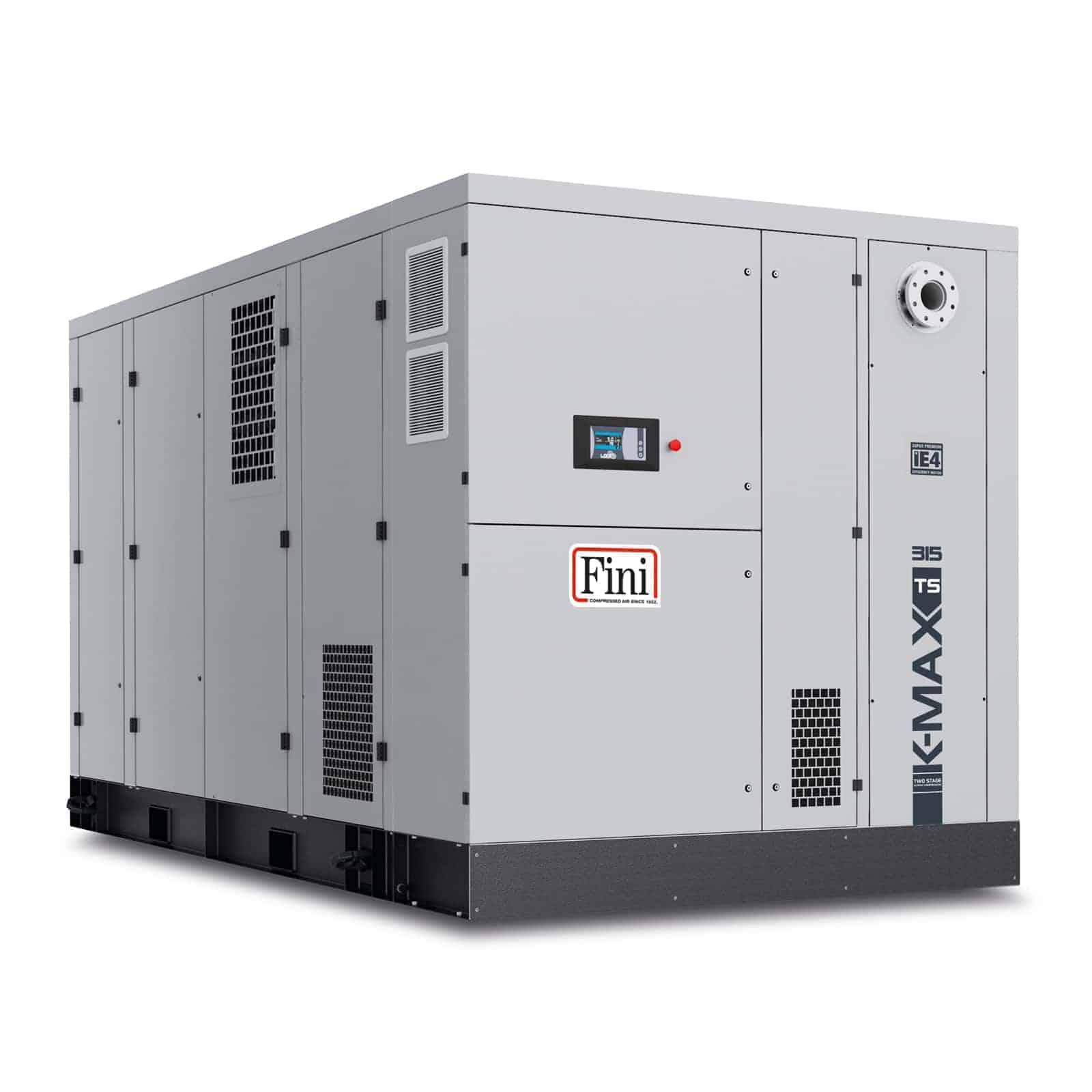 K-MAX TS 315-07 VS Highly efficient, two-stage screw compressor, with direct drive transmission and inverter.