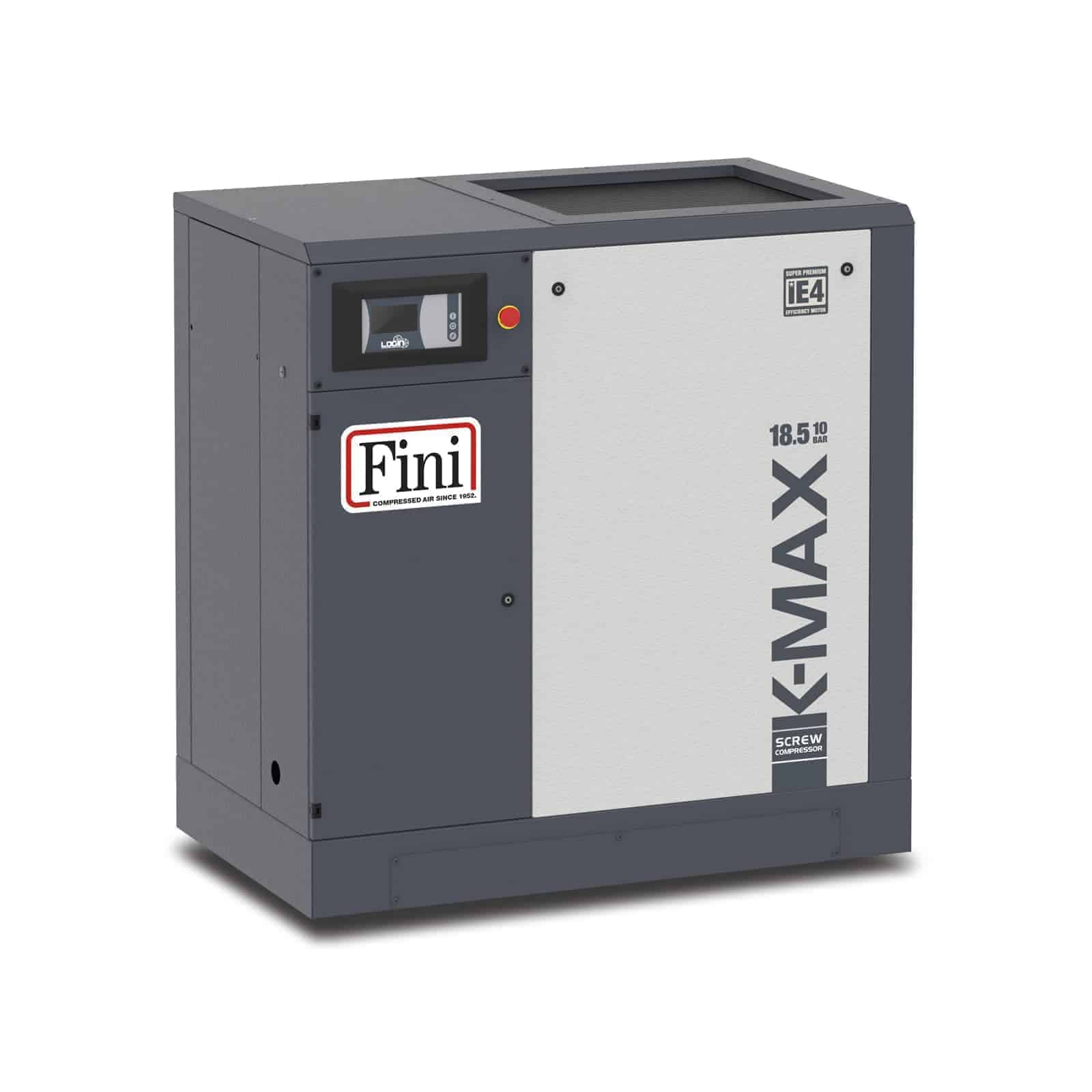 K-MAX 18.5-10 Highly efficient screw compressor, with direct drive transmission.