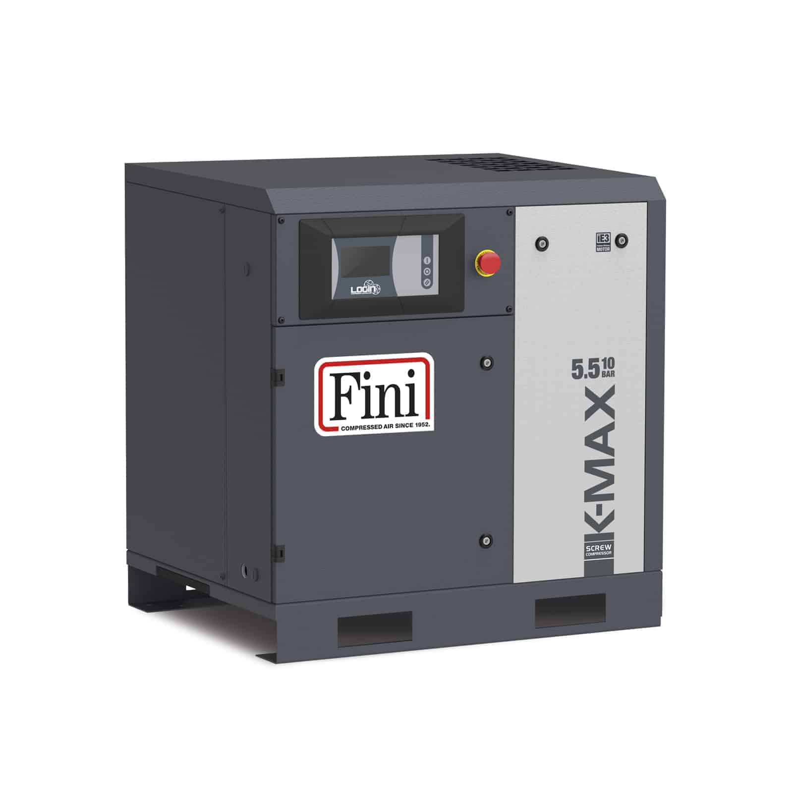 K-MAX 5.5-10 Screw compressor with direct drive transmission.