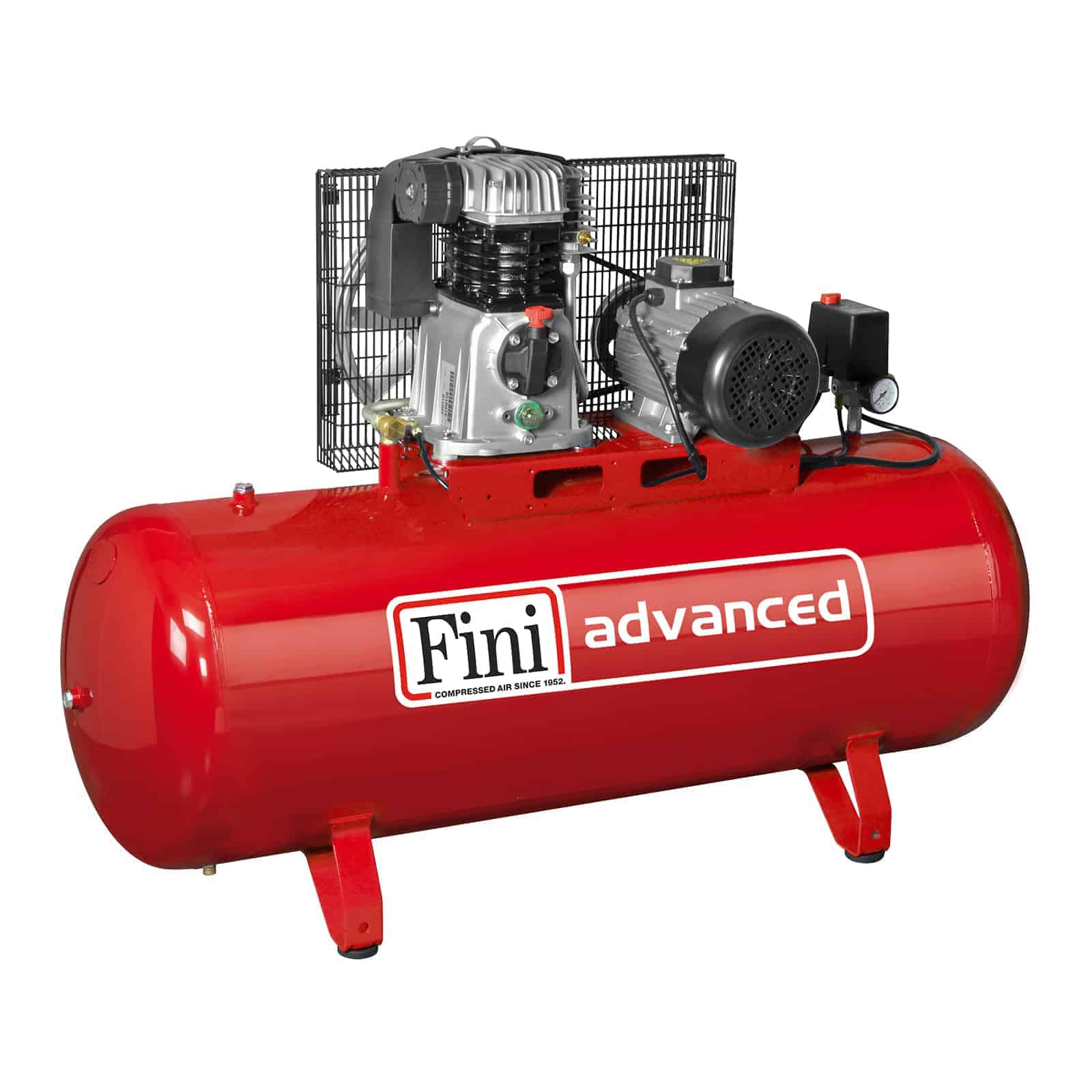 MK113-270F-4 Professional single-stage belt driven compressor, suitable for craftsmen and small industries.