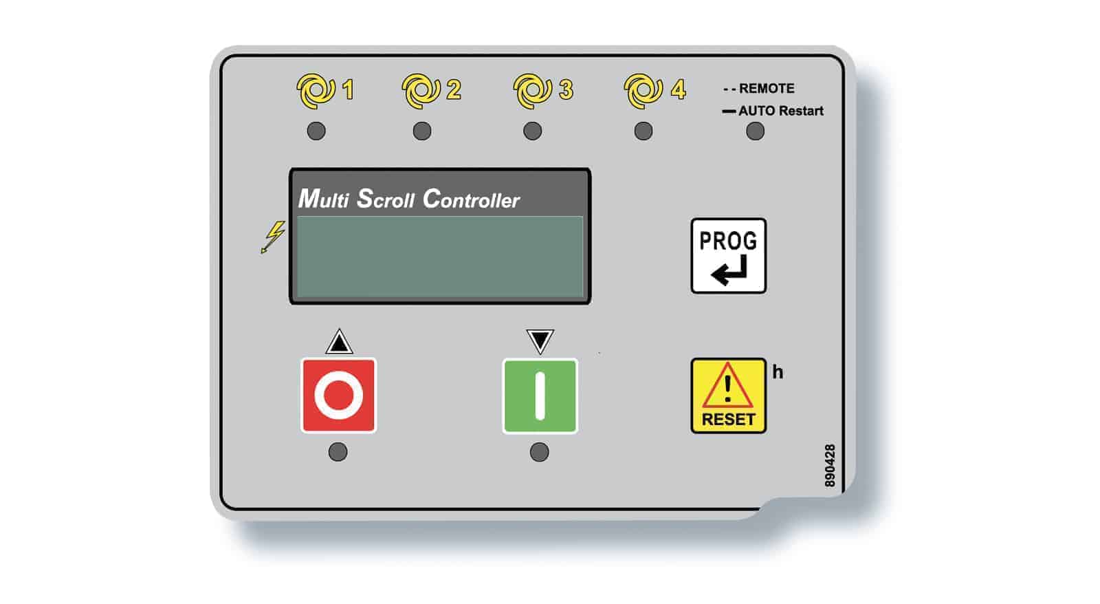 OS 30-10 Compressore senza olio con tecnologia a spirale Scroll. dettaglio