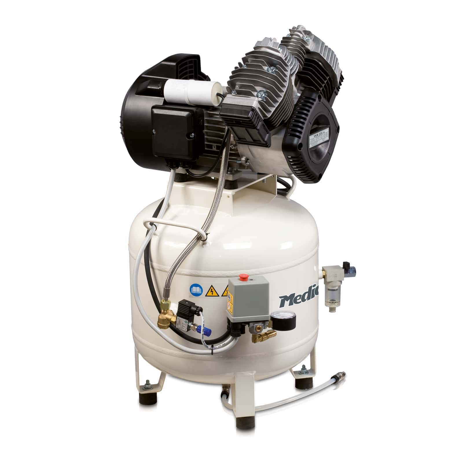 Med 320-50V-3M MedicAir oilless compressor, designed for dentists and laboratories.