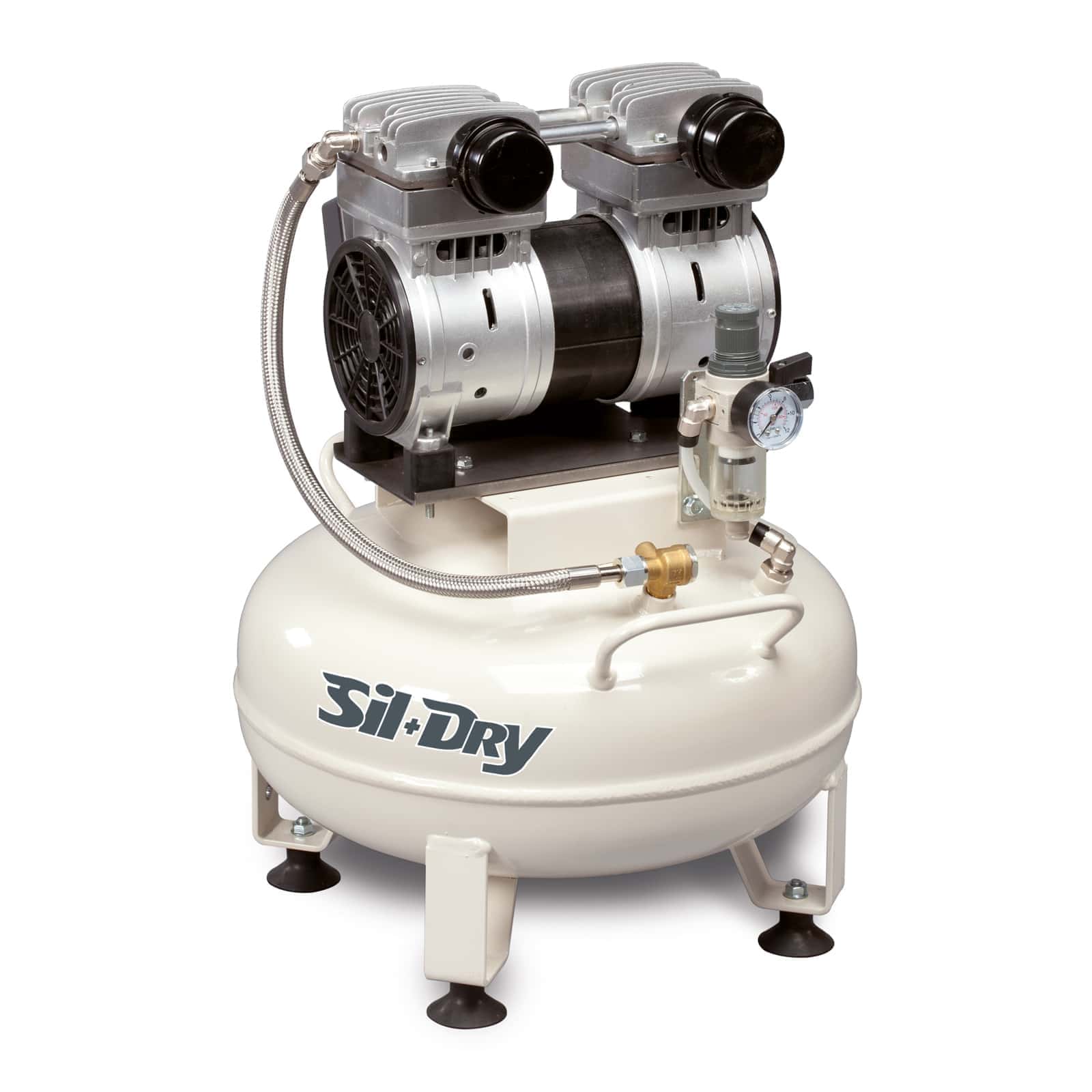 OF 750-24V-1M Compressore oilless MedicAir, adatto a piccoli laboratori
 dentistici ed odontotecnici.