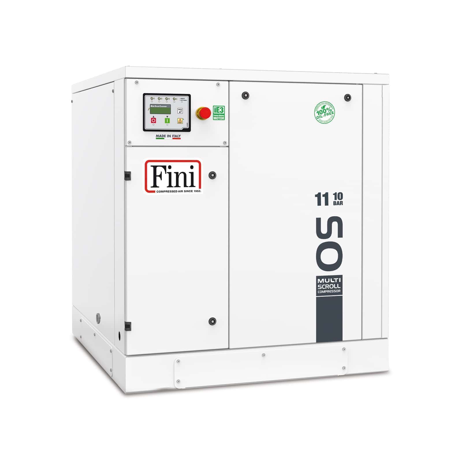 OS 11-10 Compressore senza olio con tecnologia a spirale Scroll.