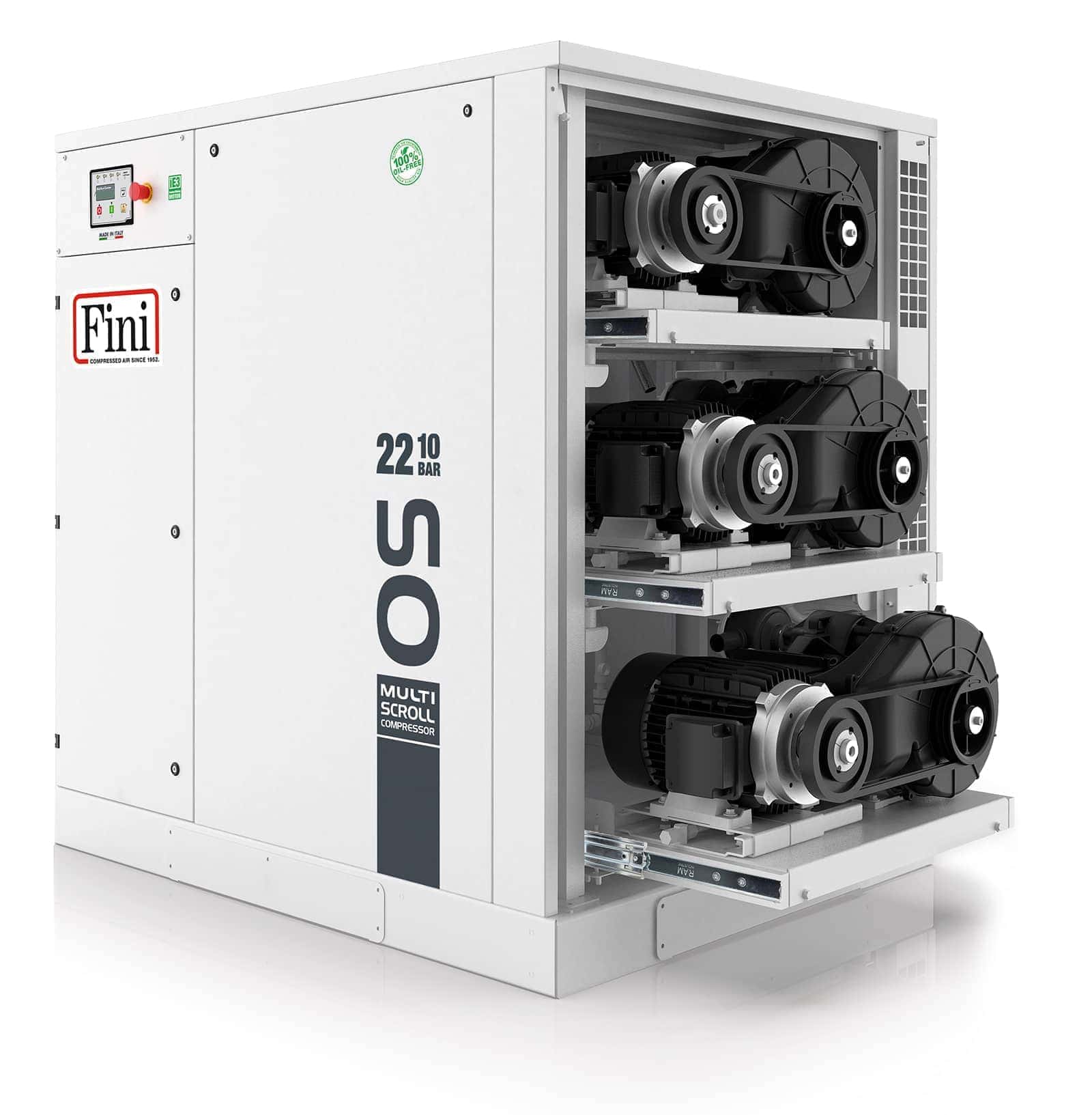 OS 30-10 Compressore senza olio con tecnologia a spirale Scroll. altre applicazioni