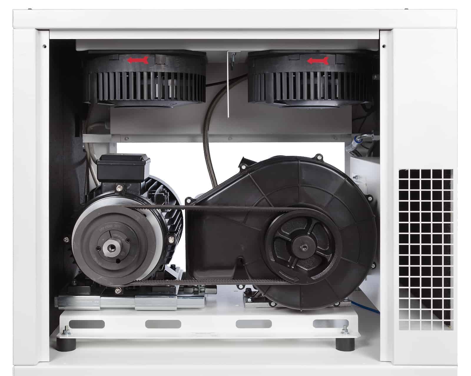 OS 2.2-08-270 ES Compressore senza olio con tecnologia a spirale Scroll, completo di serbatoio ed essiccatore. dettaglio