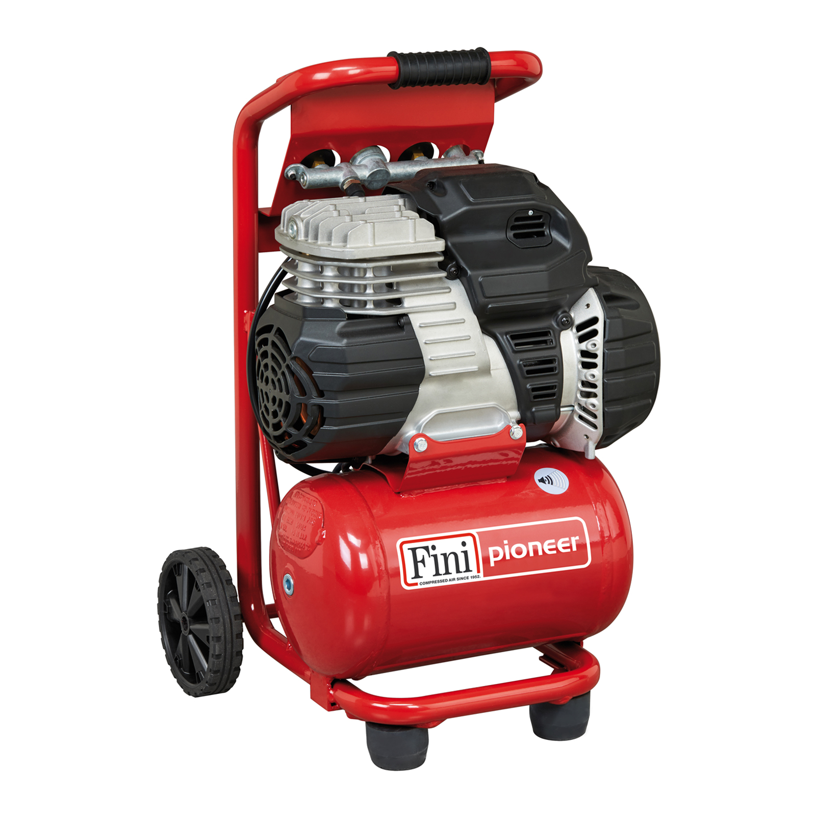 Pioneer 244 Quiet oilless compressor, ideal for all applications requiring low noise emissions.