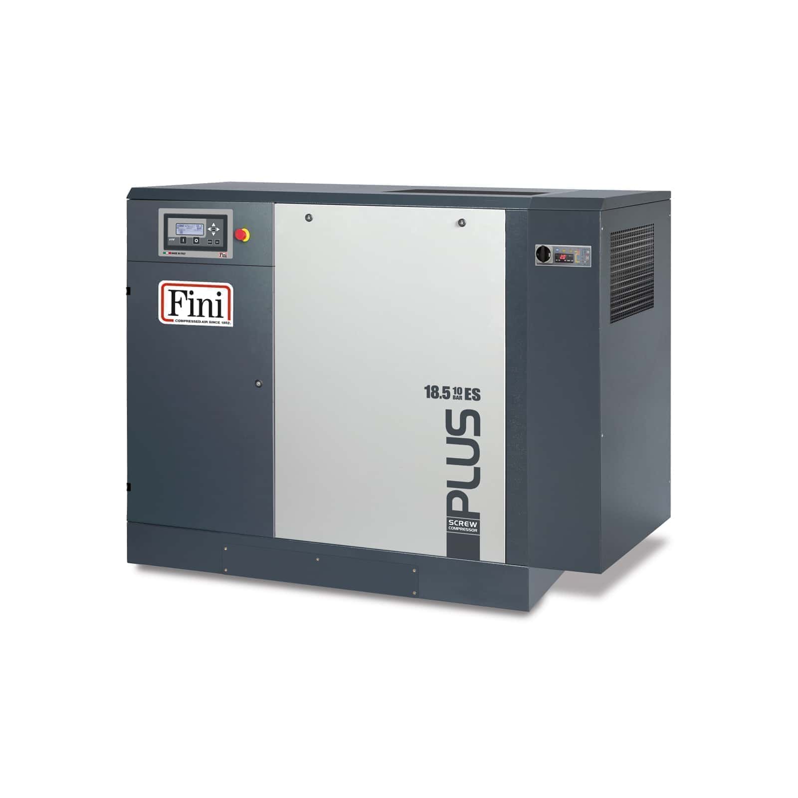 PLUS 22-13 ES Compressore a vite con trasmissione a cinghia, completo di essiccatore.