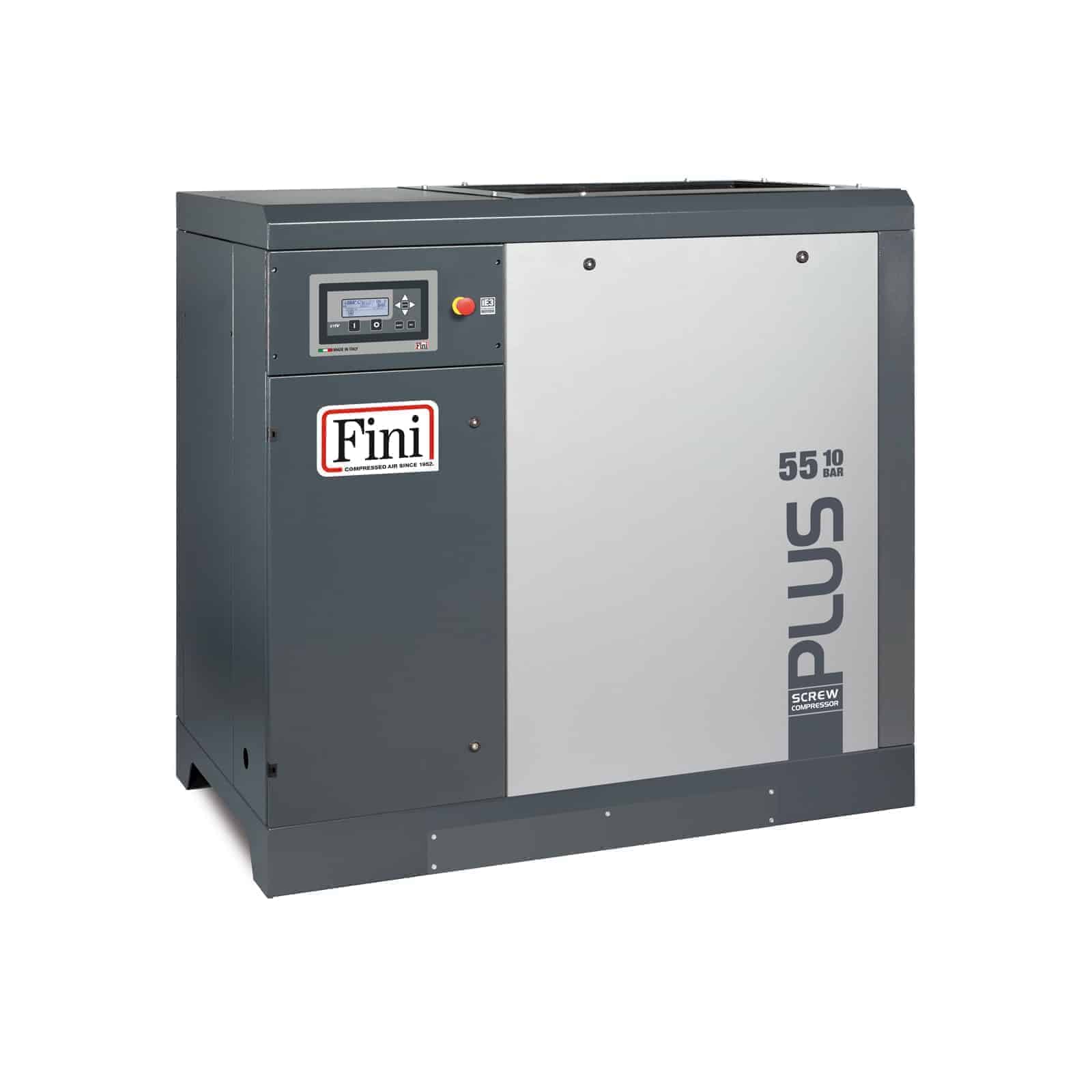 PLUS 55-13 Screw compressor with belt transmission.