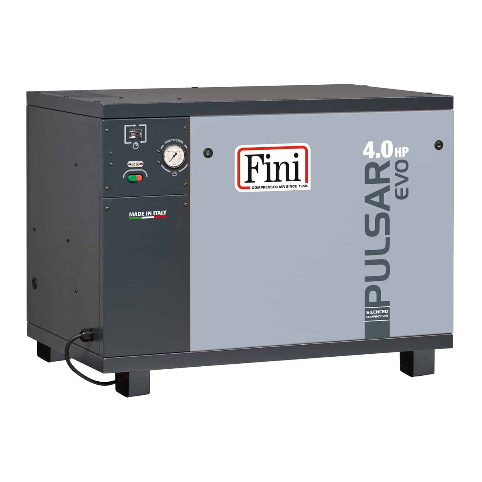 Pulsar Evo BK113-4 Professional silent two-stage belt driven compressor.