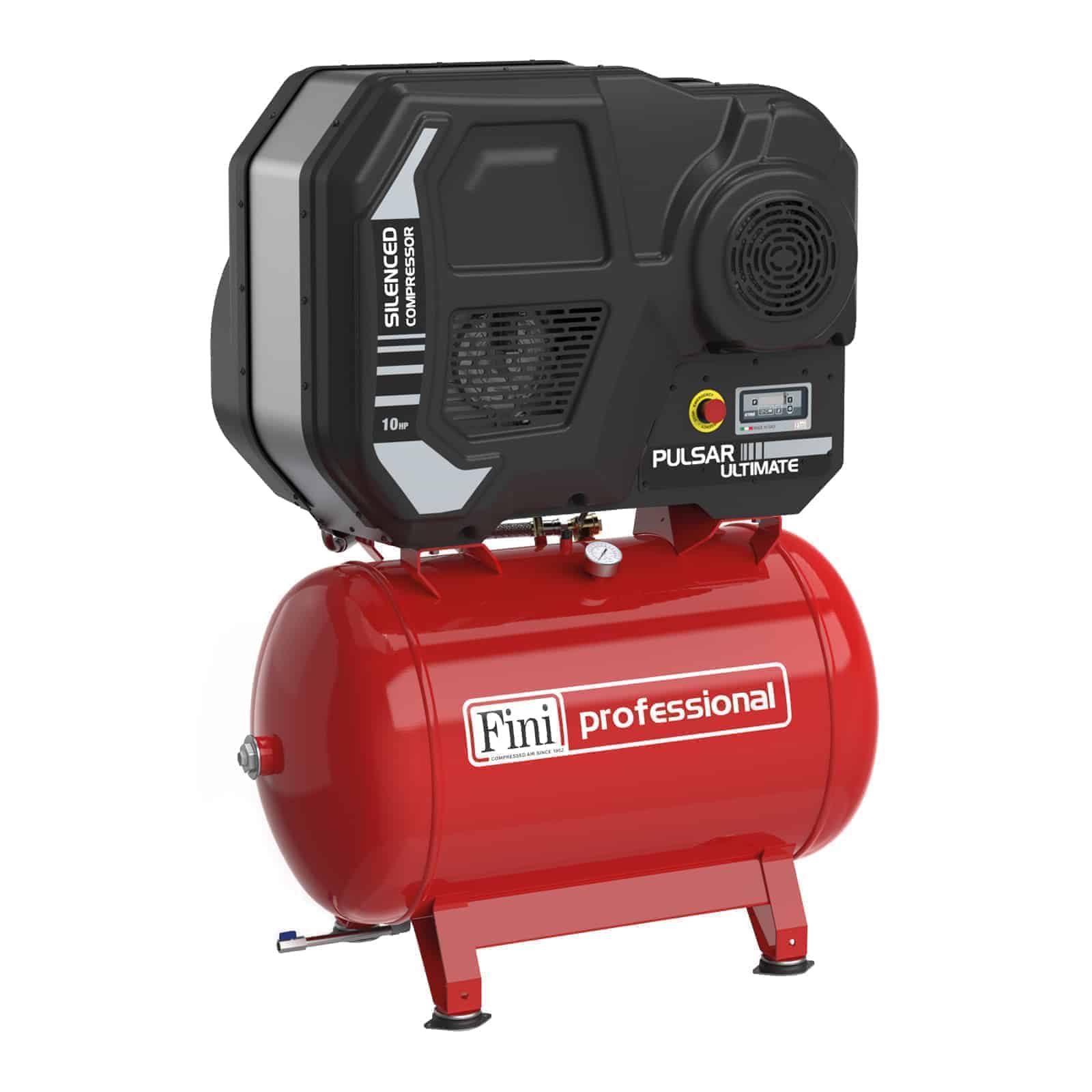 PULSAR ULTIMATE K50-270-10 SD Professional silent two-stage belt driven compressor with innovative new design.