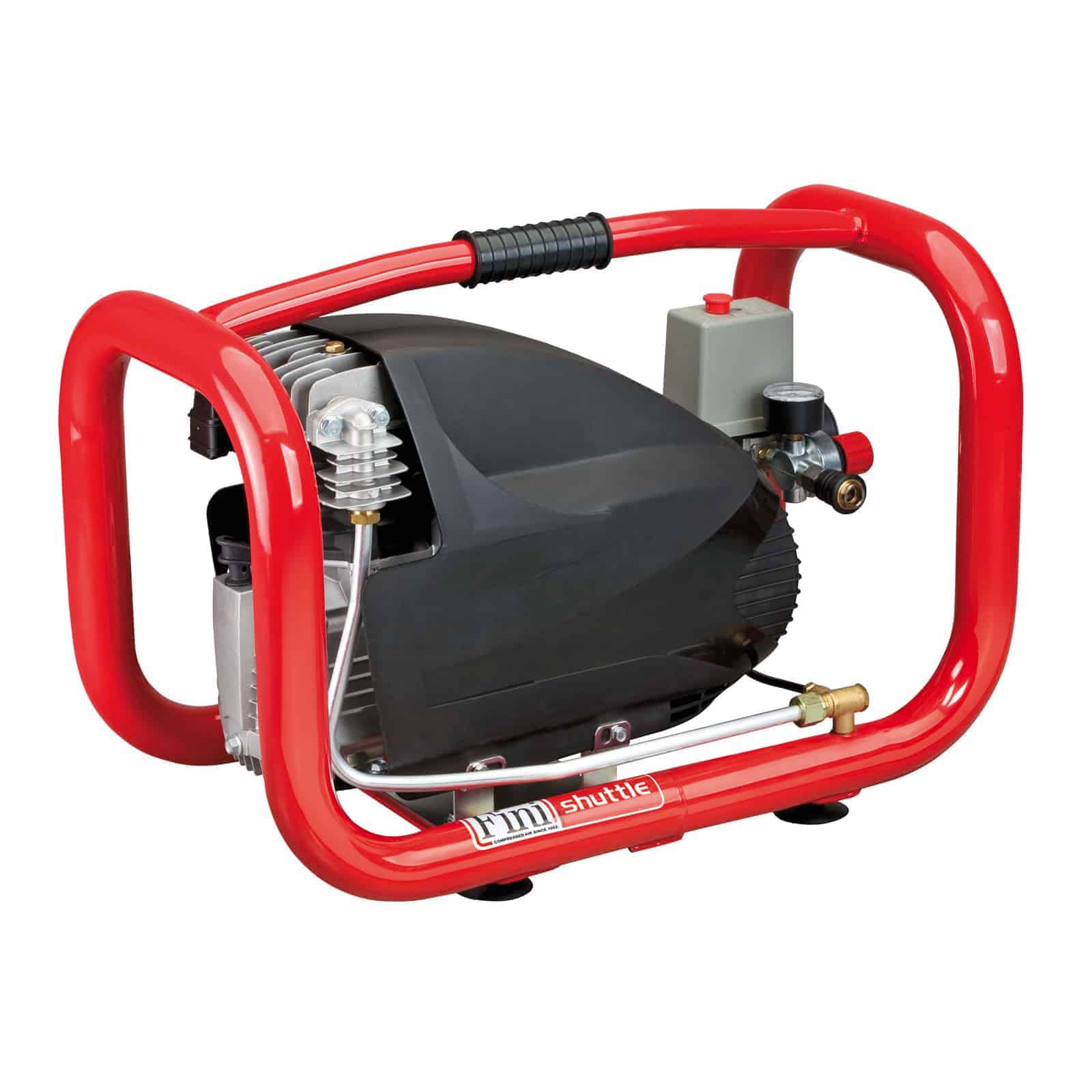 Shuttle 265M Compressore coassiale lubrificato, ideale per essere trasportato e utilizzato ovunque necessiti.