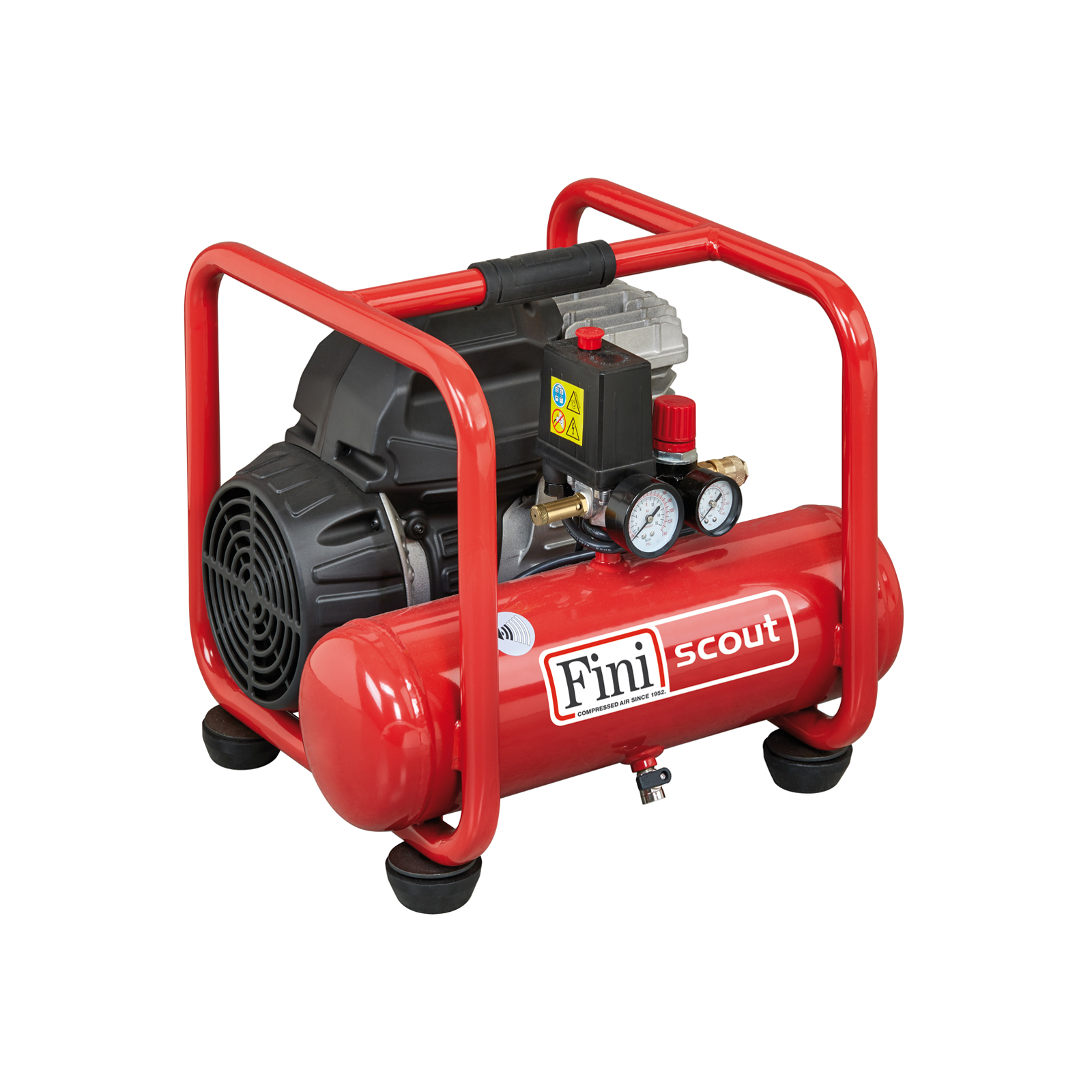 Scout 6/244 Quiet oilless compressor, ideal for all applications requiring low noise emissions.