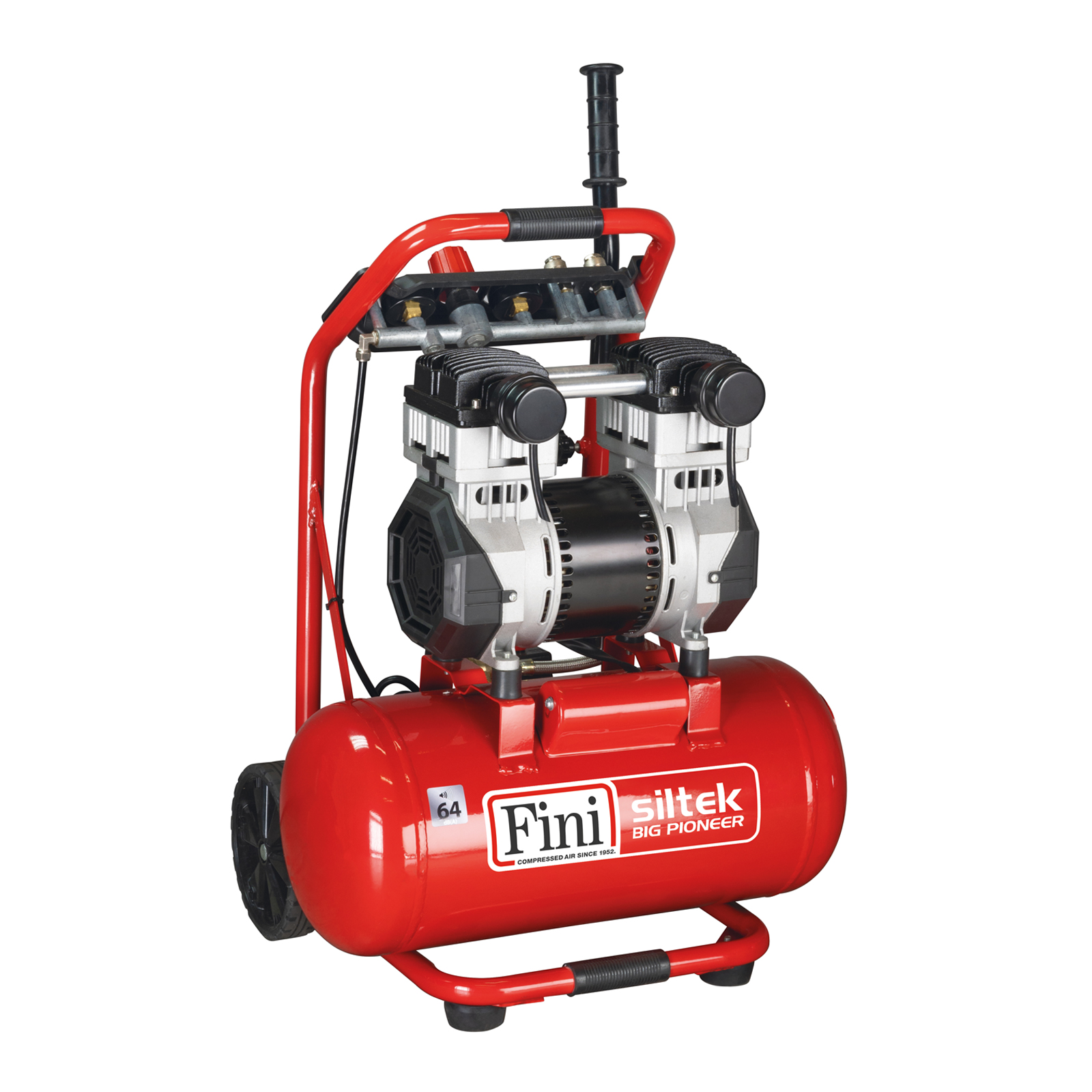 Siltek big piooner ol130s Compressore oilless silenzioso, adatto per hobbisti esigenti e professionisti.