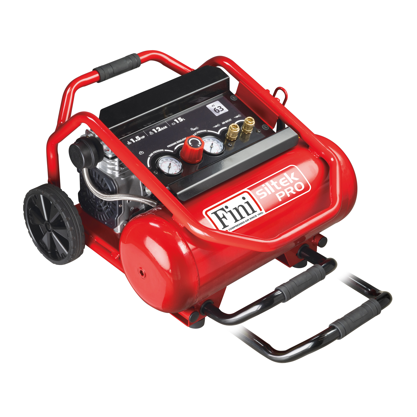 Siltek pro 12 Compressore oilless silenzioso ad alta pressione, ideale per professionisti.