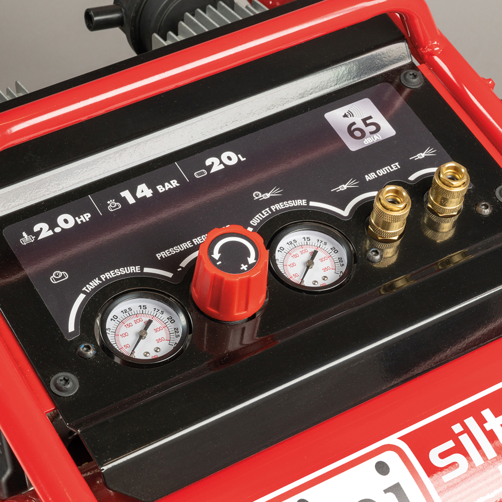 Siltek pro 14 Compressore oilless silenzioso ad alta pressione, ideale per professionisti. dettaglio