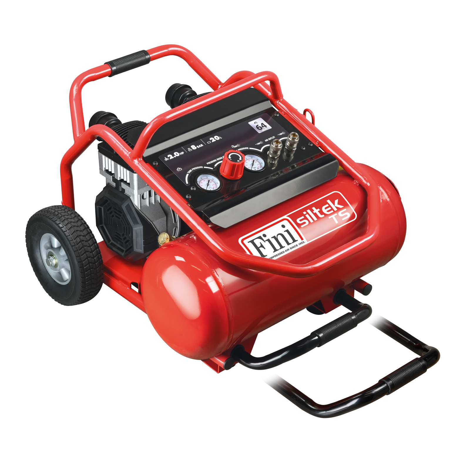 Siltek ts/ol130s Compressore oilless silenzioso, adatto per hobbisti esigenti e professionisti.