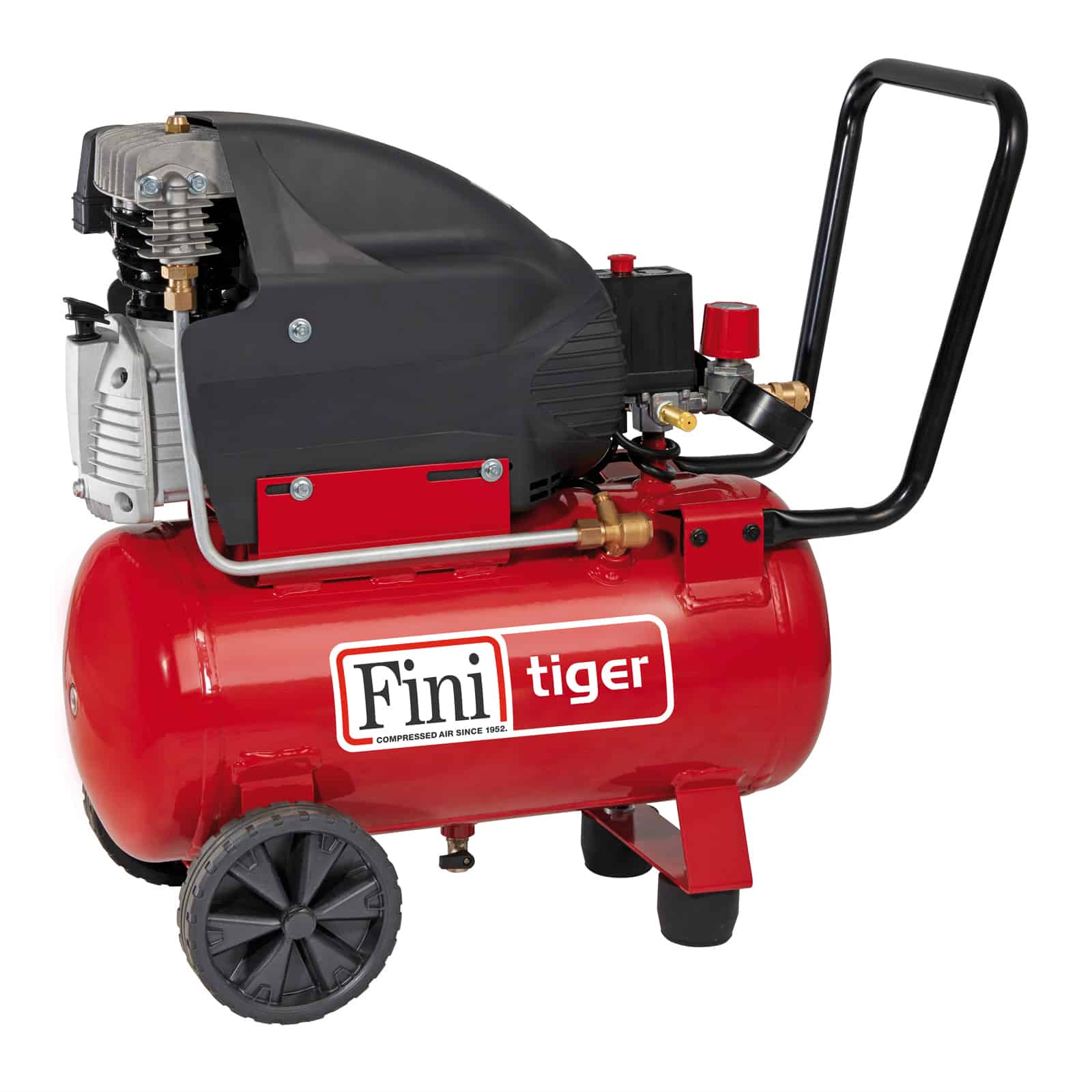 Tiger 285M Compressore coassiale lubrificato, indicato per soddisfare le esigenze di hobbisti e professionisti.